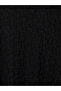 Lcw Modest Black Elastic Waist Ruched A-Line Skirt - 2