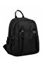 Dp Casual Black a Quality Multi-Compartment Water Repellent Sports Travel Daily Lightweight Fabric Backpack 4-2 - 2