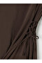 Vizyon New Season Brown Tie-Dye Detailed Modal Blend Shirt Dress - 8