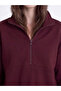 Mock Neck Soft Touch Women's Sweatshirt Tunic - 2