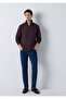 Half-Zip Stand Collar Regular Fit Men's Sweatshirt. - 2