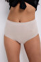 High Waist Women's Panties 3-Pack – Cotton Gathering Comfortable Flexible Cut - 6