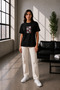 Unisex Oversize Naruto Shippuden Sasuke Kakashi Itachi and Madara Embroidered Anime T-Shirt 100% Cotton - 6