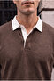 Luis Polo Yaka Thessaloniki Knitted Fabric Men's Sweatshirt - Brown - 3