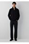 Half-Zip Stand Collar Regular Fit Men's Sweatshirt. - 2