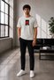 Unisex Oversize Naruto Shippuden Naruto Uzumaki Embroidered Anime T-Shirt 100% Cotton - 2