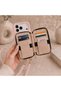 iPhone 17 Pro (6.3 Inch) Compatible Premium Lux Leather Case with Open Sides, Slim Design, Wallet, Zipper, Card Holder, Crossbody Neck Strap, and Drawstring Strap - 4