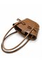Women's New Model Shiny Leather Bow Detailed Inner Zipper Medium Size Stylish and Luxurious Shoulder Bag (Height 17 cm Width 27 cm) - 2