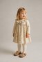 Baby Girl Ecru Soft Floral Cotton Dress