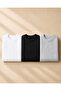 3-Piece Men's Crew Neck Ribbed Casual Knitwear Sweater Set