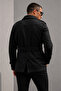 Men's Seasonal Lined Double-Breasted Belted Trench Coat - 4