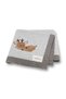 Knitted Baby Blanket for Girl and Boy, Gray Deer, 90cm X110Cm