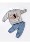 Puppy Embroidered Cotton 2-Piece Baby Boy Set - 2