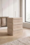 3-Piece under Bed and Inside Cabinet Storage Box with Lid Foldable Organizer Box 50X40X19 cm
