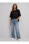 Positive Attitude Printed Women's Oversize White T-Shirt - 6