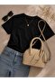 Beige Mini Hand and Shoulder Bag - 2