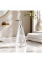 Mare Glass Transparent Soap Dispenser Silver - 2