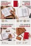 Quality Undated Agenda Notepad A5 14X20Cm 1 Piece Lizz Ofs180L Lined Rubberized Hard Cover 168 Y - 2
