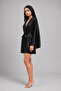 Women's Shoulder Lace Detailed Spanish Style Short Dressing Gown - 2
