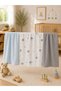 Multi-Purpose Muslin Blanket Set of 3, Muslin Newborn Baby Blanket, 100% Organic Cotton Muslin Cloth - 80X80 cm