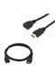 30 cm HDMI Gold-End Full Hd 4K Compatible Male-Female Extension Cable Gold-End for Tv Monitor Pc Laptop Satellite Receiver Game Console Projector - 6