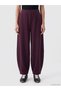Peak New Season Plum Elastic Waist Women's Sweatpants - 2