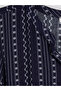 Lcw Grace Collar Patterned Blouse - 3