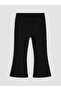 Ozmarka New Season Black Girls' Spanish Flared Leggings Pants - 2