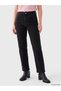 Vizyon New Season Black Petite Straight Fit Women's Jean Pants - 3