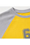 63 Yellow-Grey Long Reglan Sleeve T-Shirt (2-9 Years) - 3