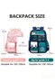 School bag for kids 2 pcs set,kids backpack Cute School Bags Shoulder Handbags Cartoon Rucksack Book Bags Large Capacity Bag Waterproof Bags Multiple Pockets Schoolbags - 6
