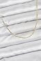 60cm Golden Brass Cutout Women's Necklace for Elegant Necks - 2
