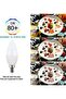 E14 LED Light Bulb, Small Edison Screw Candle Bulbs, 7W 630lm, Cool White 6500K, Non- - 4