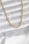 Golden Brass Covered Chain Trend cm Women's Necklace for Elegant Necks - 2