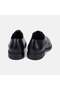Men's Black Laced Leather Classic Shoes - 5