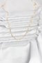60cm Golden Brass Flat Chain Women's Necklace for Elegant Necks