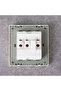 16A Universal Socket Aura Gold, Electrical Switch And Socket For Wall Installation - 2