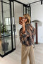 Patch Pattern Hooded Bomber Jacket - 4
