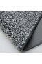 Snow Micro-Fiber Rubber Bath Mat 50x80Cm White And Grey, Bath Shower Fitting For Daily Washroom Use - 3
