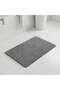 Snow Micro-Fiber Rubber Bath Mat 50x80Cm White And Grey, Bath Shower Fitting For Daily Washroom Use - 4