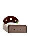 Muffin 90x200 Upholstered Kids Bed-Light Beige And Dark Brown - 2
