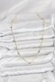 Women's Necklace with Golden Brass Ball Chain for Elegant Necks