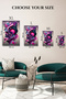 Neon Organic Shapes 3D Abstract Metal Wall Art - 6