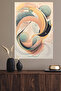 Golden Sculptural Duo Abstract Metal Wall Art - 4
