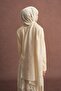 Noire Pattern Liora Cotton Shawl Beige - 5