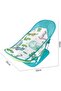 68167 Deluxe Baby Bather, 3-Position Recline, 0+ Months, Support up to 13kg, Turquoise Animal Print - 2