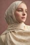 Noire Pattern Liora Cotton Shawl Beige - 4