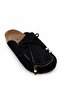 Kyoto Women's Black Orthopedic Sole Comfortable Fit Non-Slip Sole Soft Lightweight Daily Indoor Dowry Slippers - 2