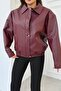 Zr Model Oversize Leather Jacket - 5