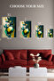 Warm Peach Flow Abstract Metal Wall Art - 6